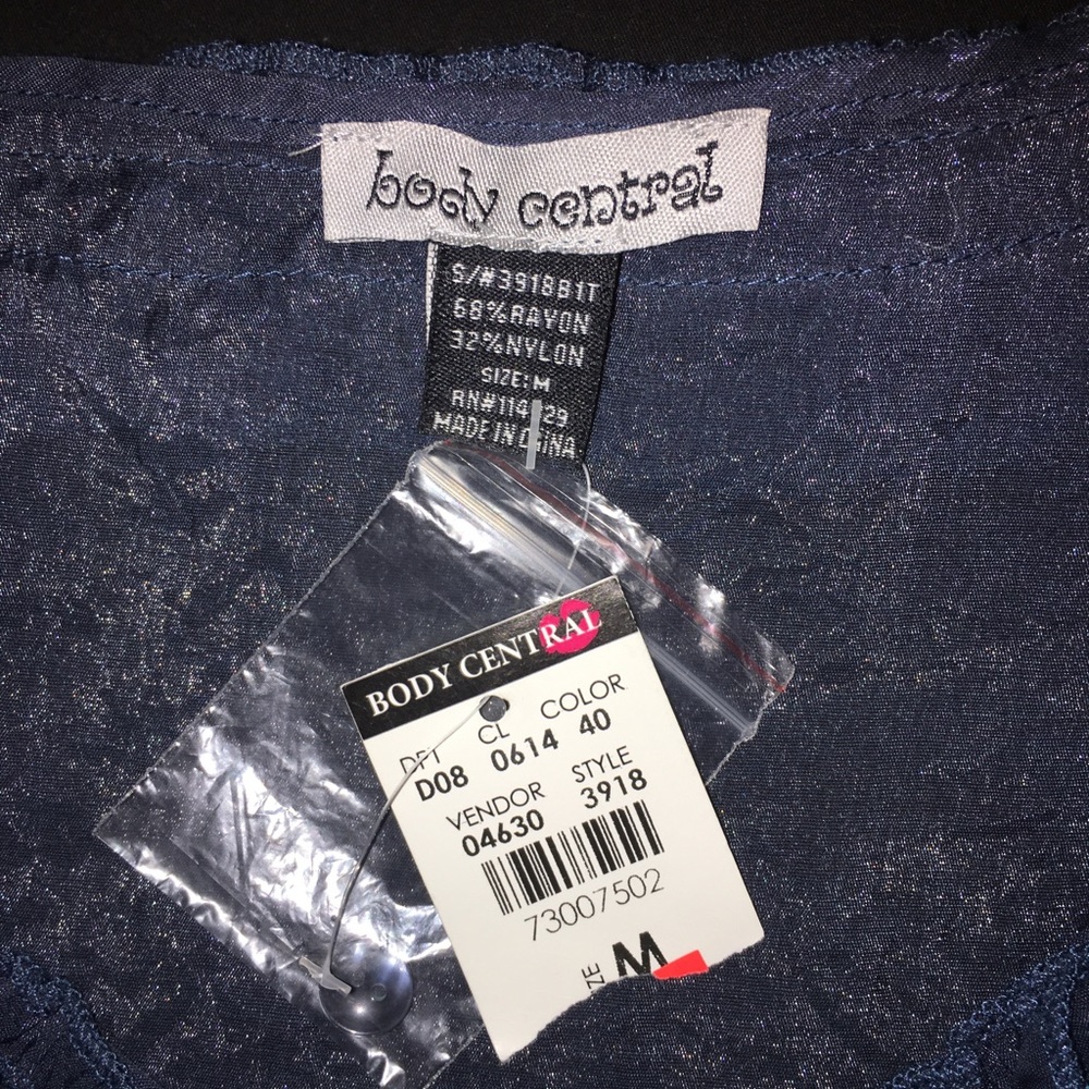Body Central Sheer Ruffle Top - Picture 7 of 7
